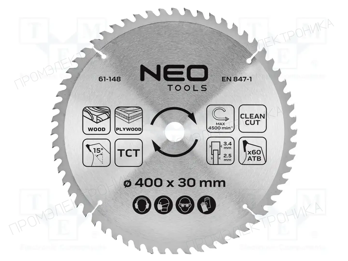 NEO TOOLS 61-148 — Диски для резки и шлифовки