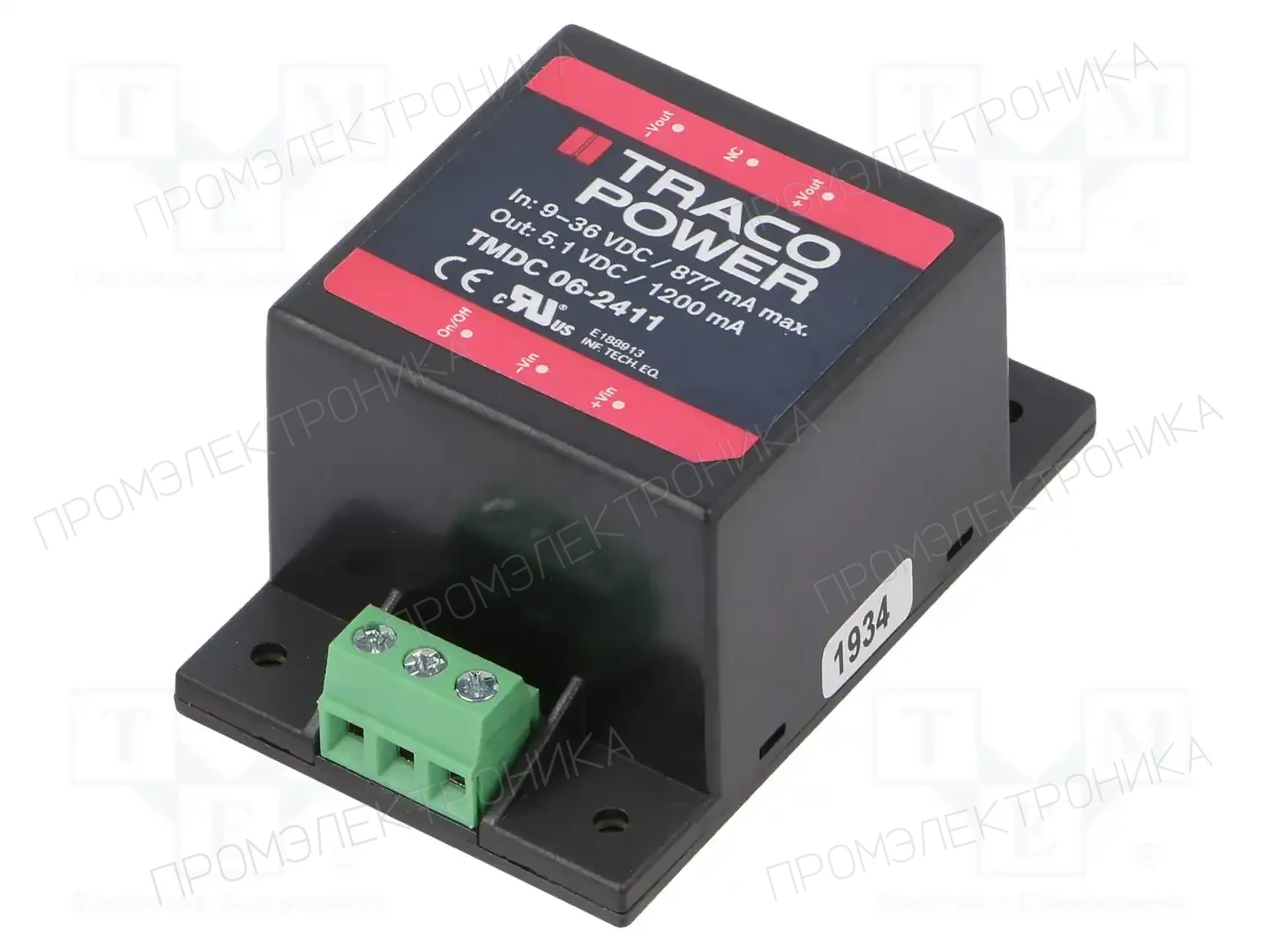 TRACO POWER TMDC 06-2411 — Преобразователи DC/DC