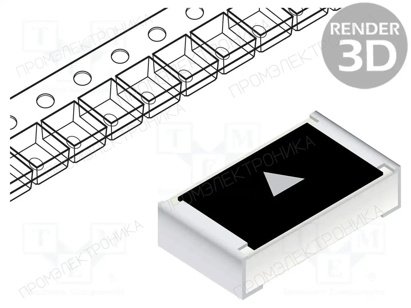 PANASONIC ERJPC3D4121V — Резисторы SMD