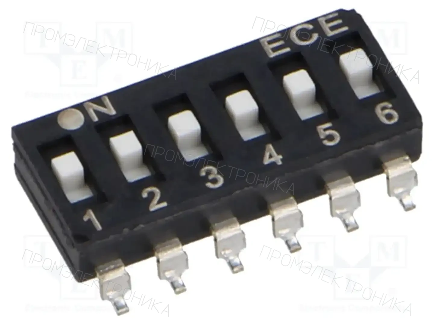 ECE ESD106LZ — Переключатели типа Dip-Switch