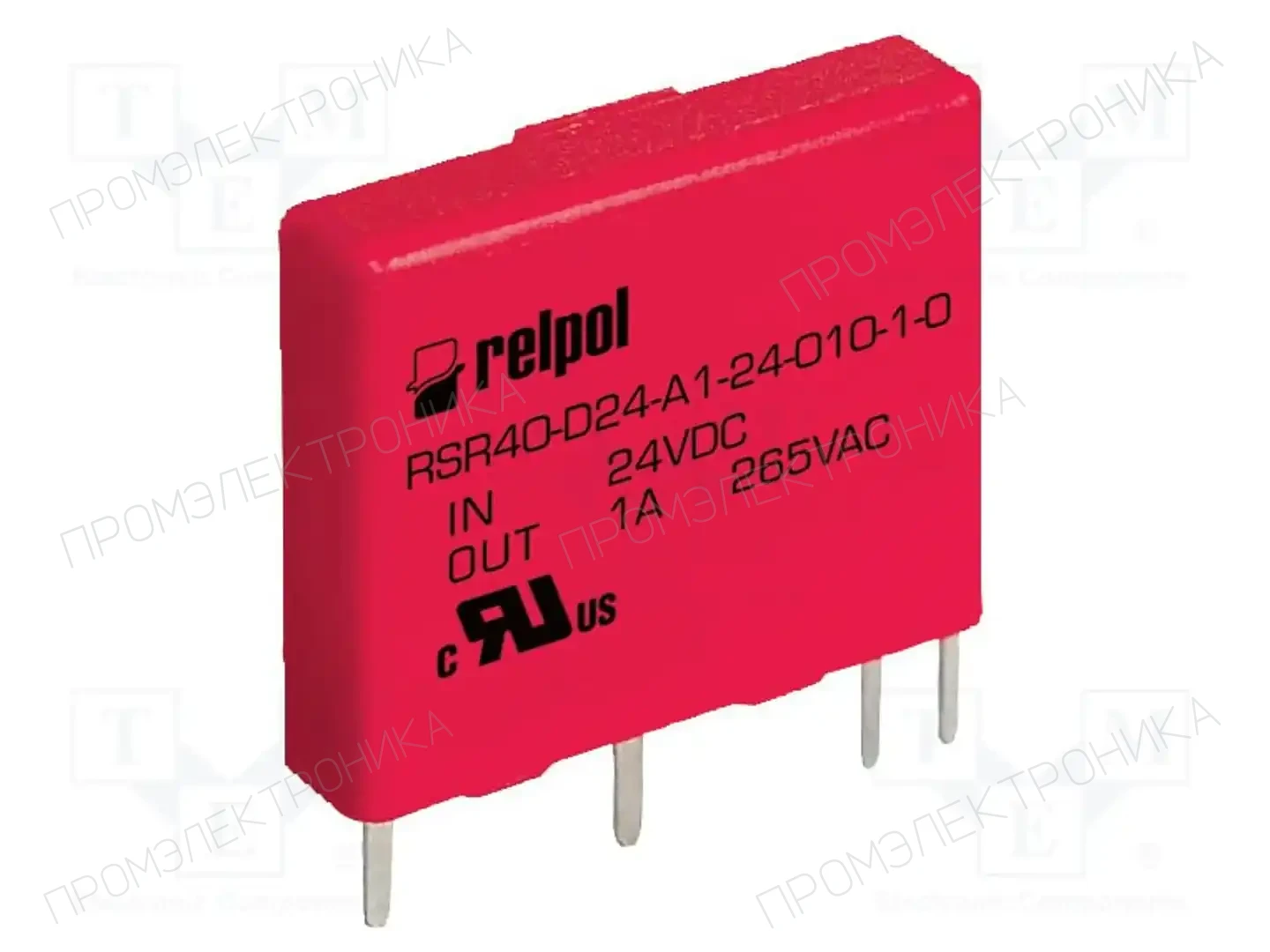 RELPOL RSR40-D05-A1-24-010-1-0 — Реле SSR однофазные