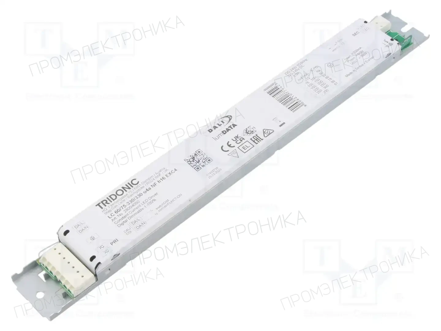 TRIDONIC LC 60/75-330/330 O4A NF H16 EXC4 — Блоки питания для LED