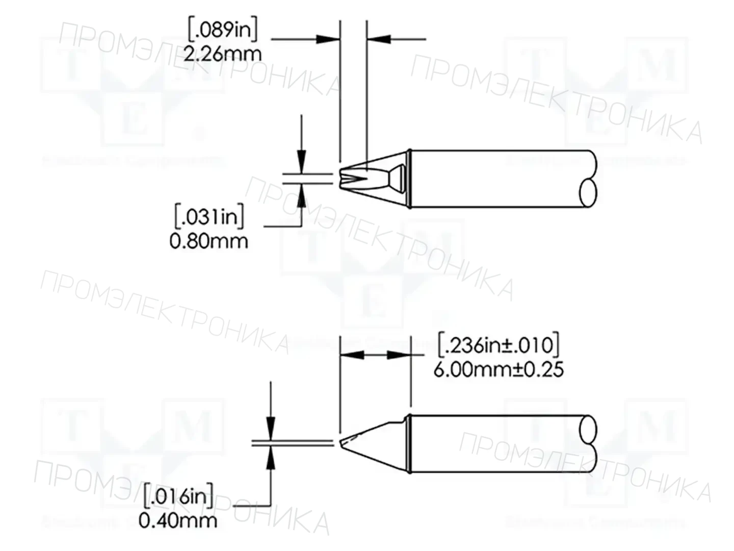 METCAL CVC-7VG0016P — Жала паяльников