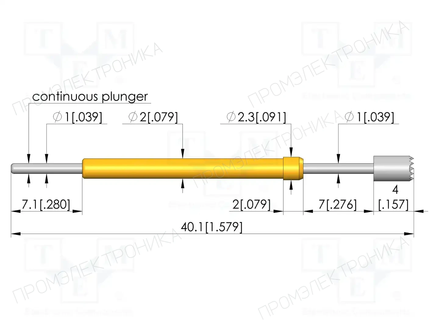 INGUN GKS-502 356 250 R 1502 — Измерительные щупы