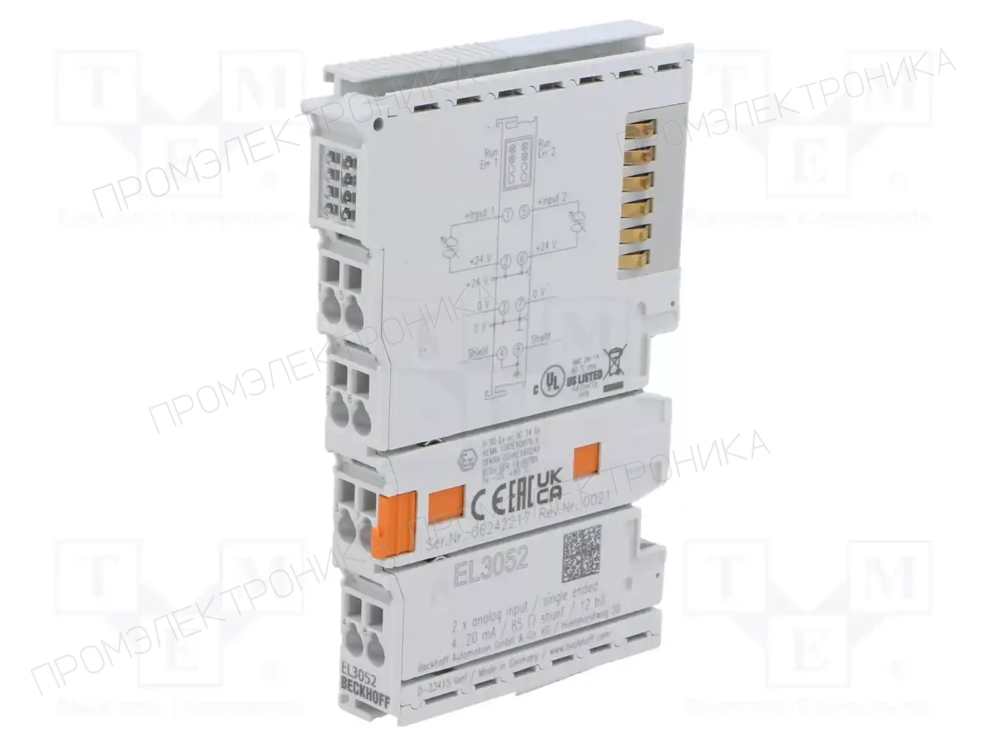 Beckhoff Automation EL3052 — Системы и модули ввода/вывода (I/O)