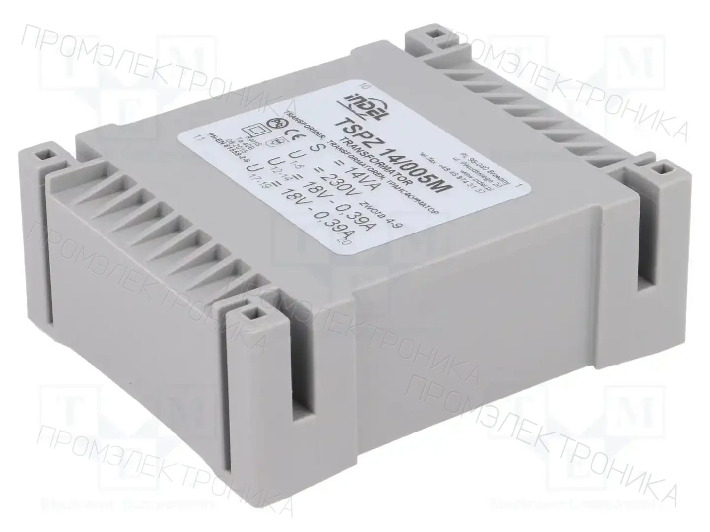 INDEL TSPZ14/005 — Трансформаторы PCB