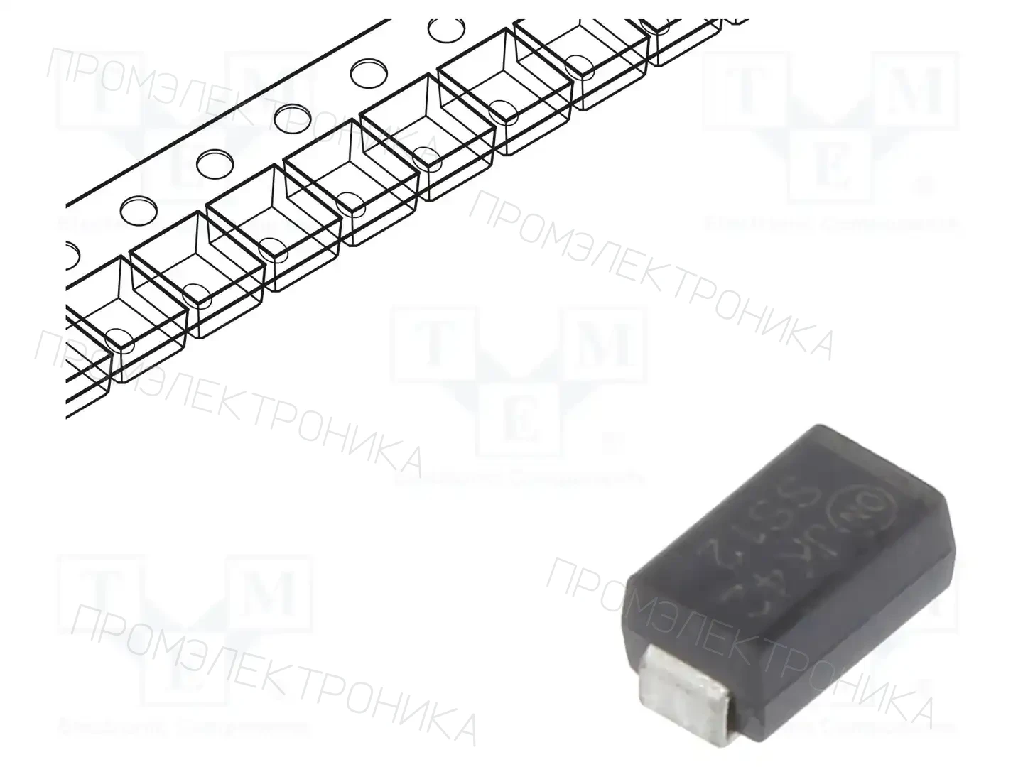 onsemi SS12 — Диоды Шотки SMD