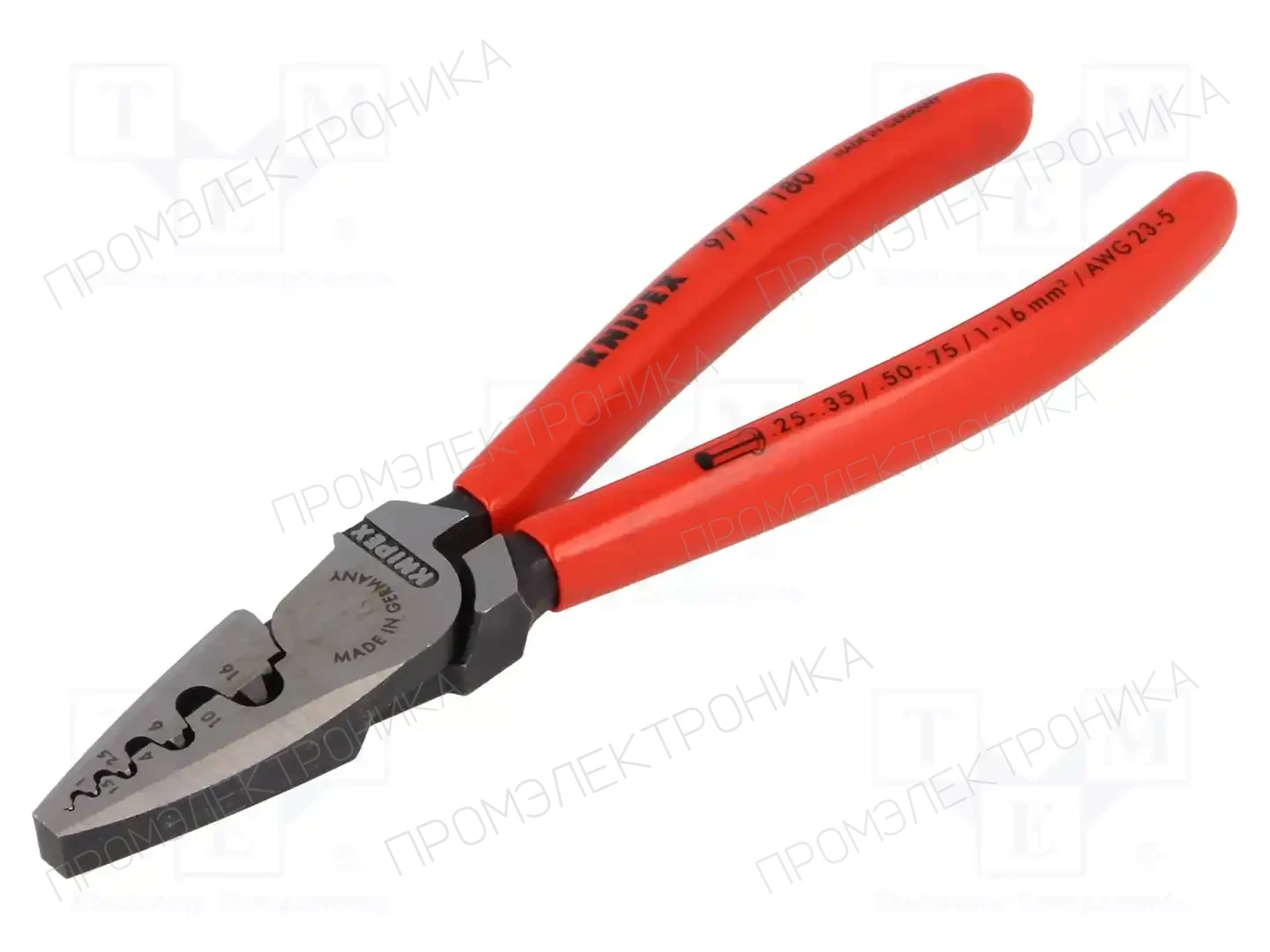KNIPEX 97 71 180 — Зажимные уст-ва кабельных наконечников