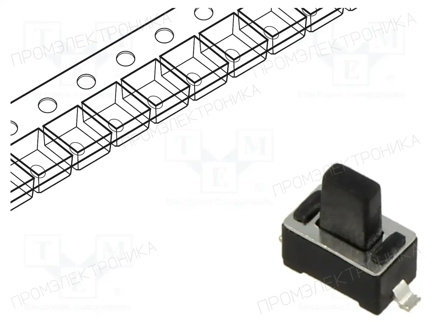 CONNFLY DS1042-03-32KKR25010 — Микропереключатели TACT