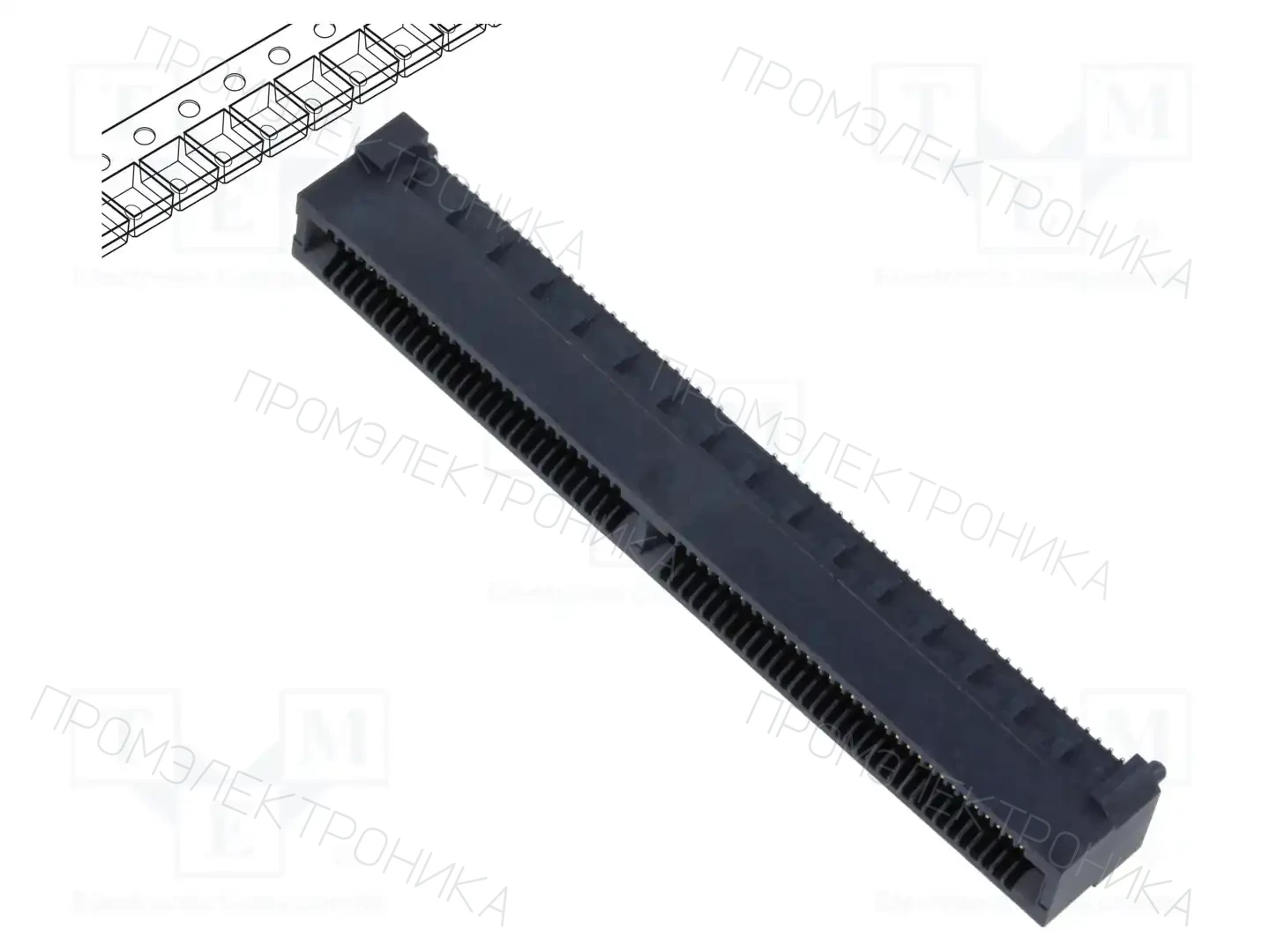 SAMTEC HSEC8-160-01-S-DV-A-K-TR — Разъeмы пластина - пластина