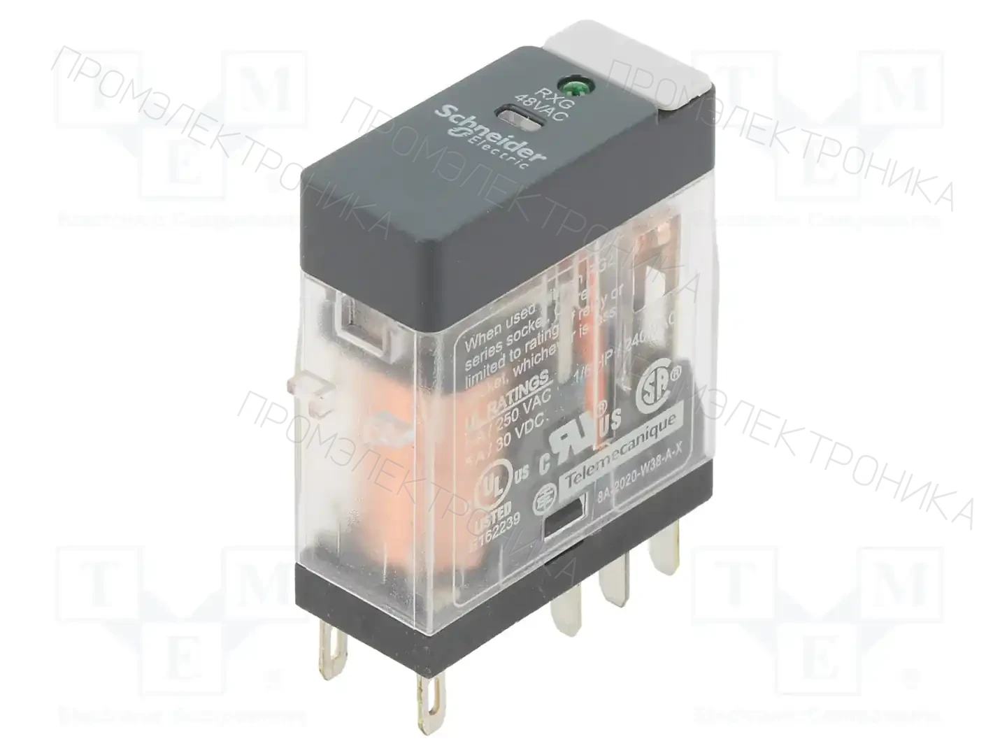 SCHNEIDER ELECTRIC RXG23E7 — Реле электромагн. миниатюрные