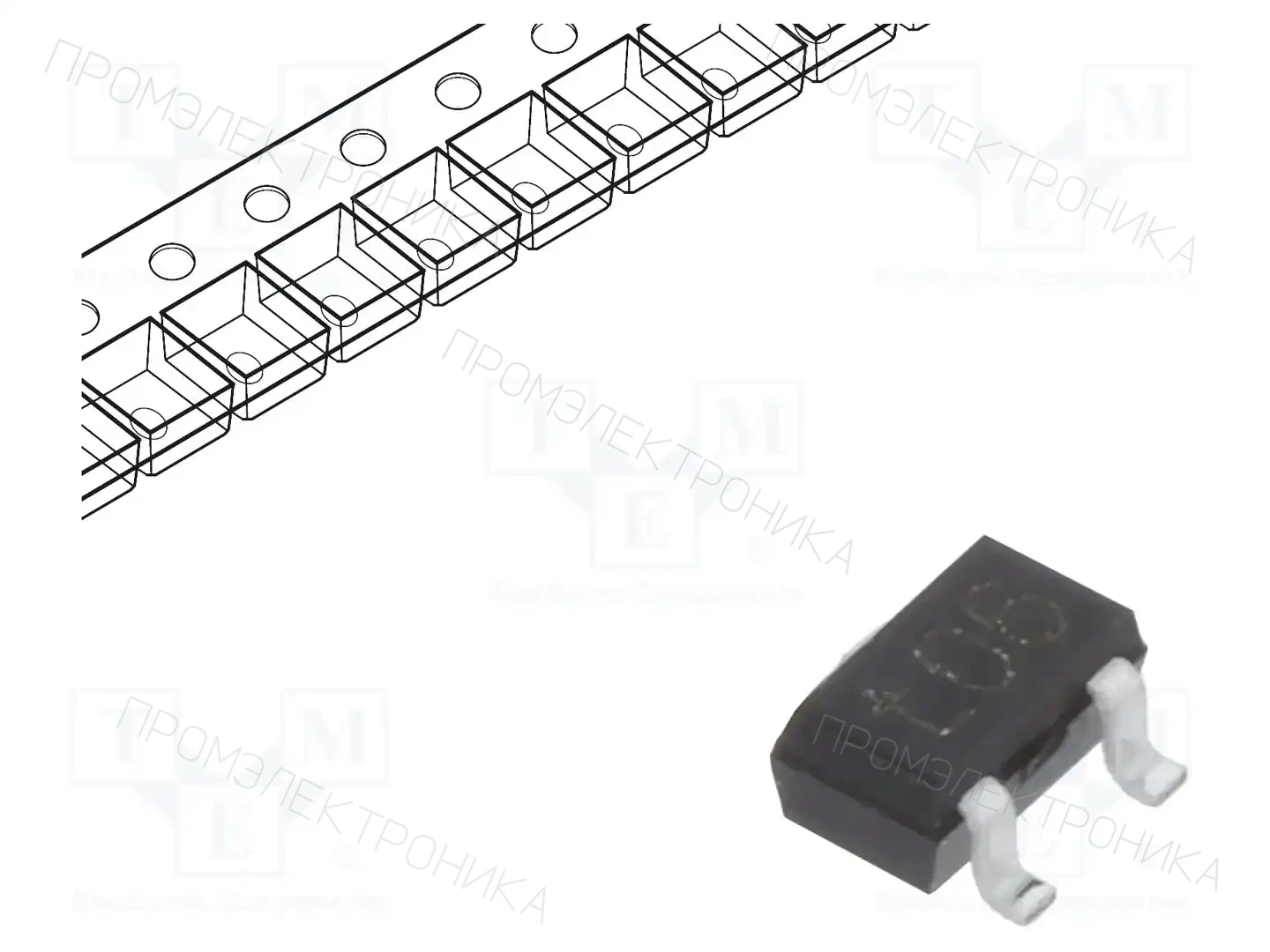 NEXPERIA PDTC124EU,115 — Транзисторы NPN SMD
