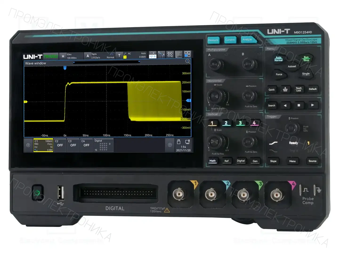 UNI-T MSO1254HD — Осциллоскопы цифровые