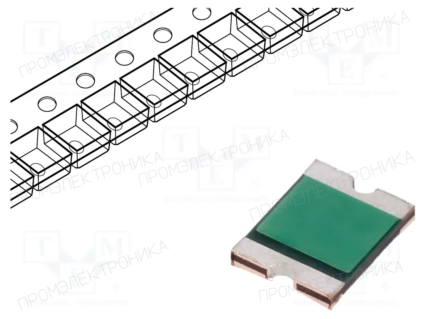 BEL FUSE 0ZCH0035FF2G — Предохранители полимерные SMD