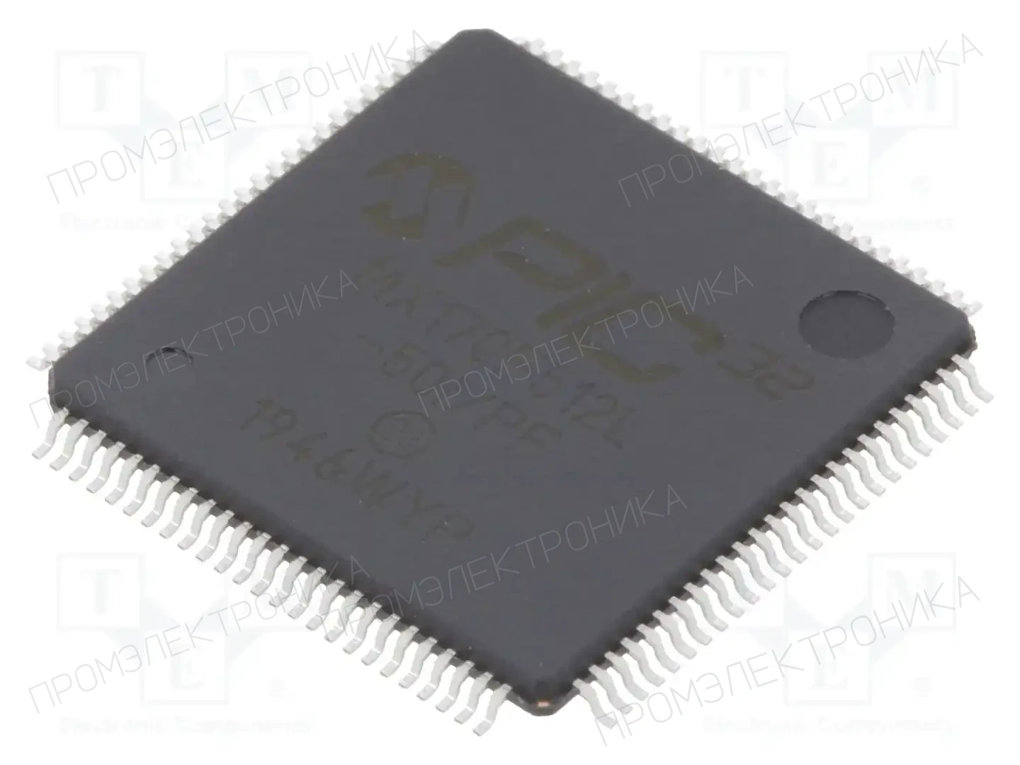 Microchip Technology PIC32MX170F512L-50I/PF — Линейка PIC32 32-bit