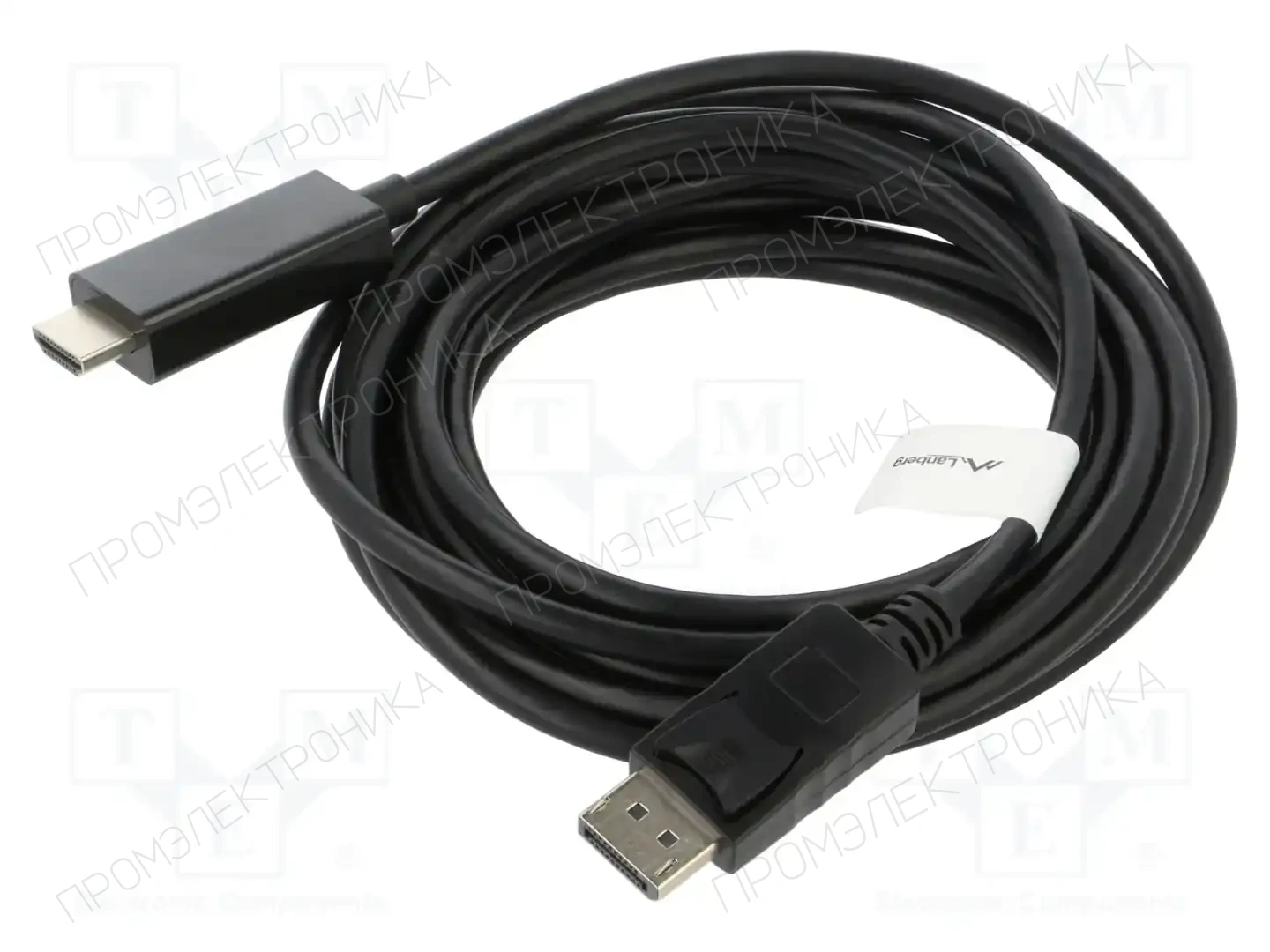 LANBERG CA-DPHD-11CC-0050-BK — Кабели и адаптеры HDMI, DVI, DisplayPort