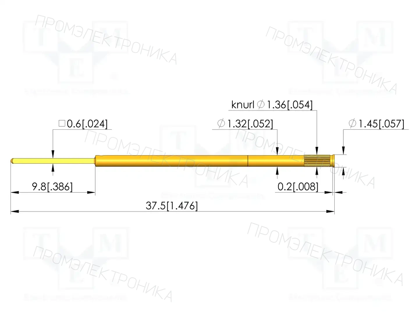 INGUN KS-07547M-R — Гнёзда для измерительных щупов