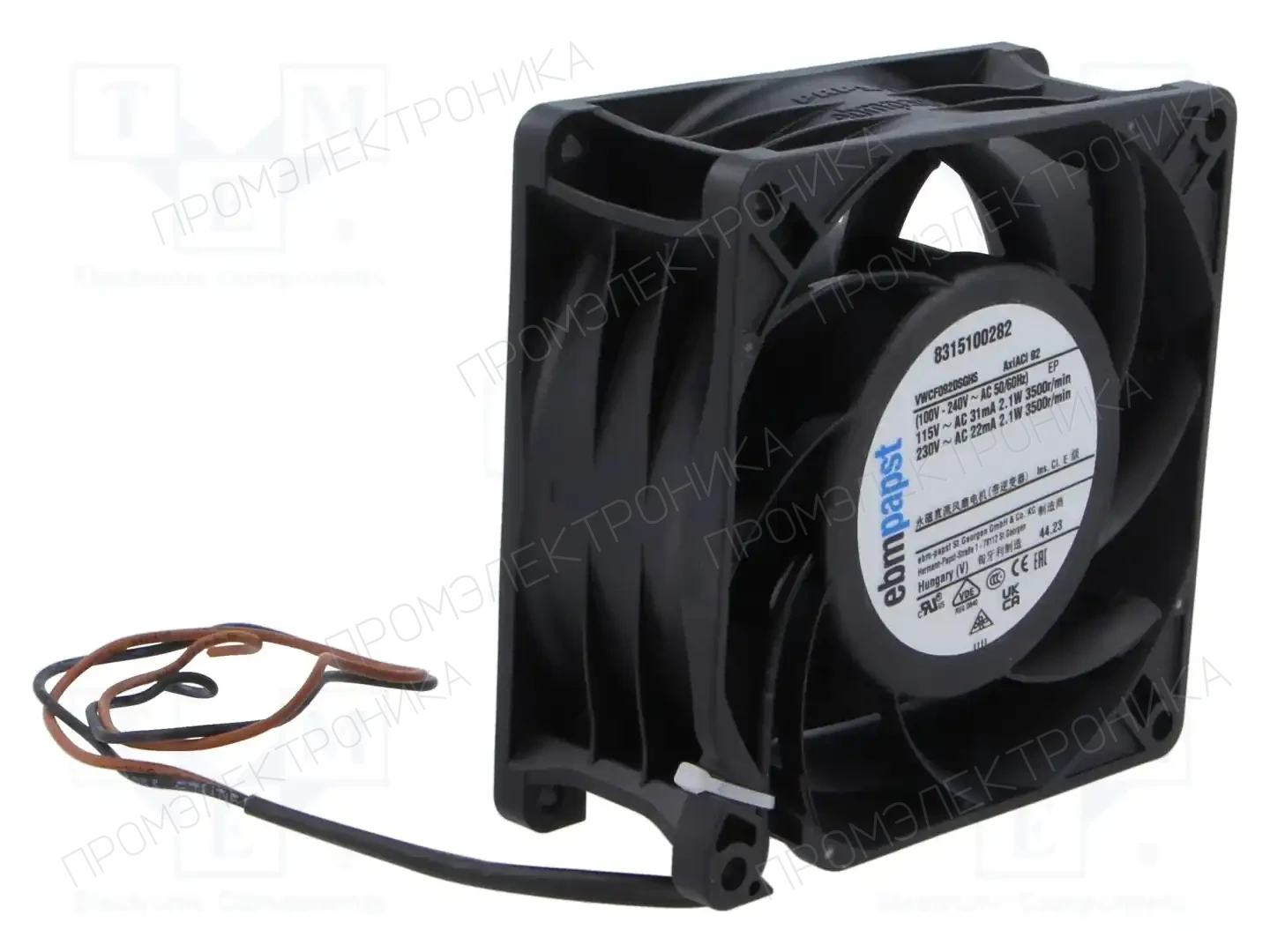 EBM-PAPST AXIACI92R-00282 — Вентиляторы AC 230V