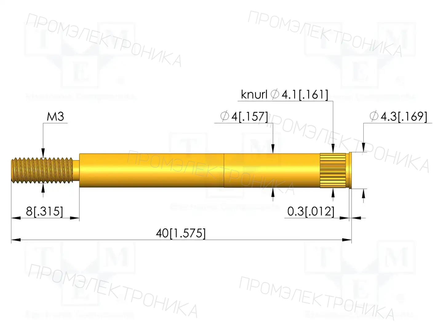 INGUN KS-150M3-R — Гнёзда для измерительных щупов