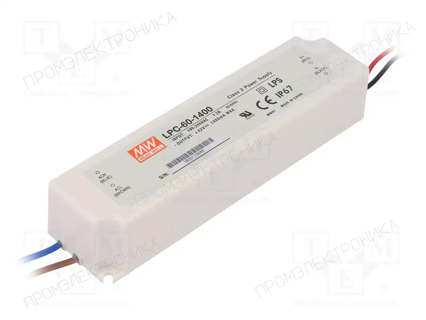 MEAN WELL LPC-60-1400 — Блоки питания для LED