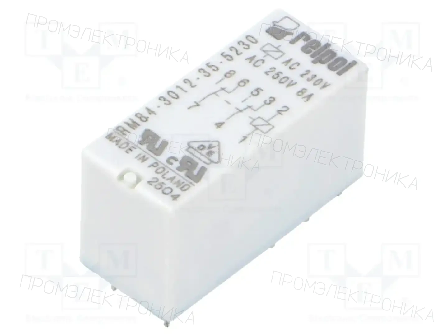 RELPOL RM84-3012-35-5230 — Реле электромагн. миниатюрные