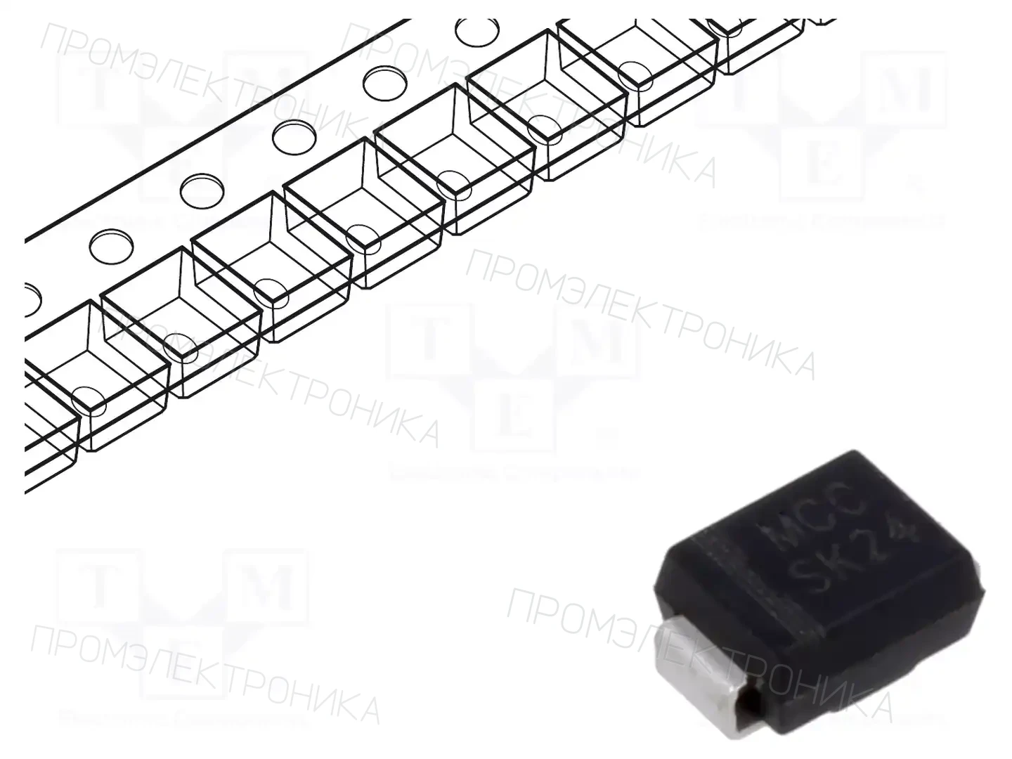 MICRO COMMERCIAL COMPONENTS SK24-LTP — Диоды Шотки SMD