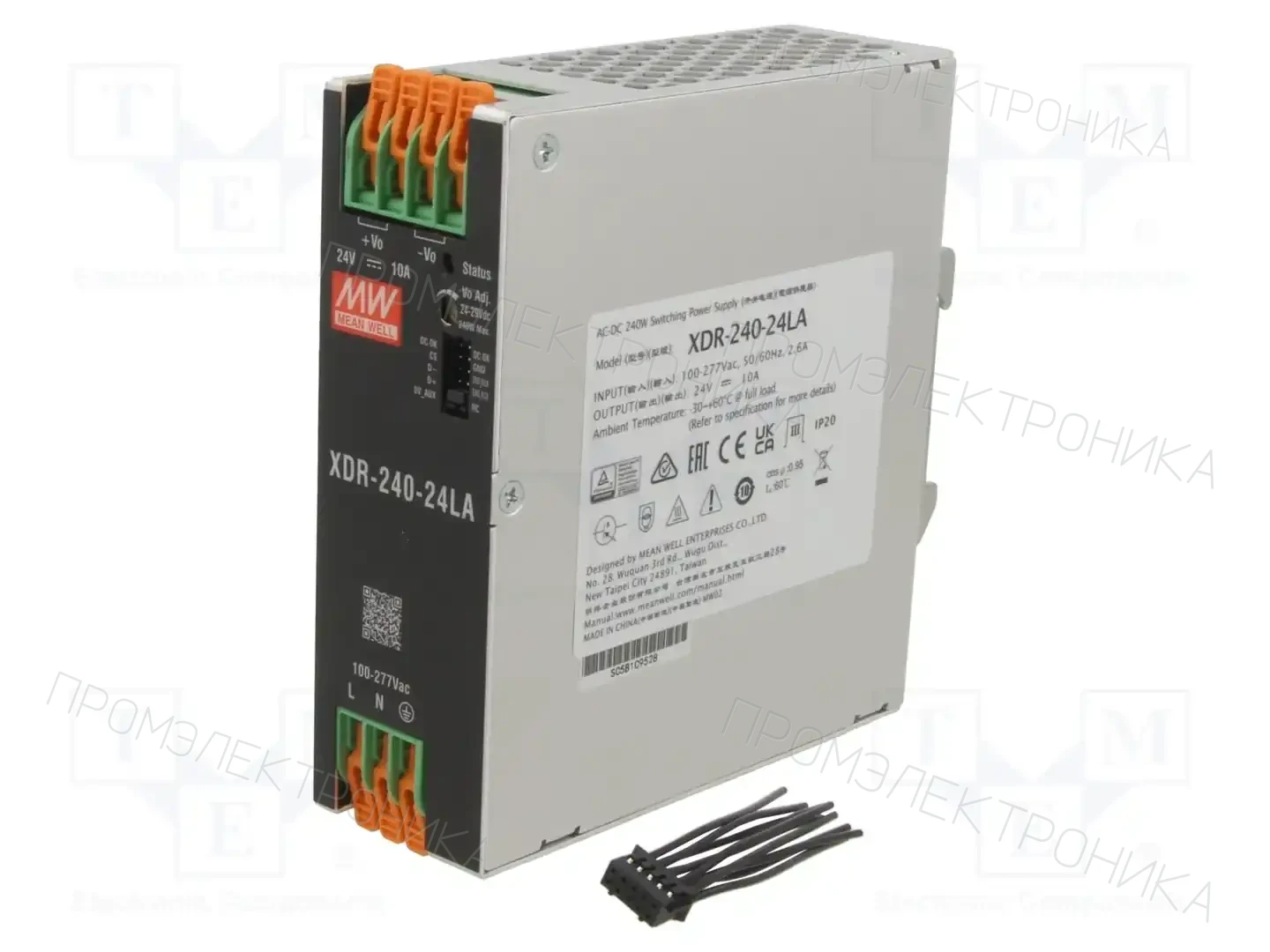 MEAN WELL XDR-240-24LA — Блоки питания на DIN-рейку