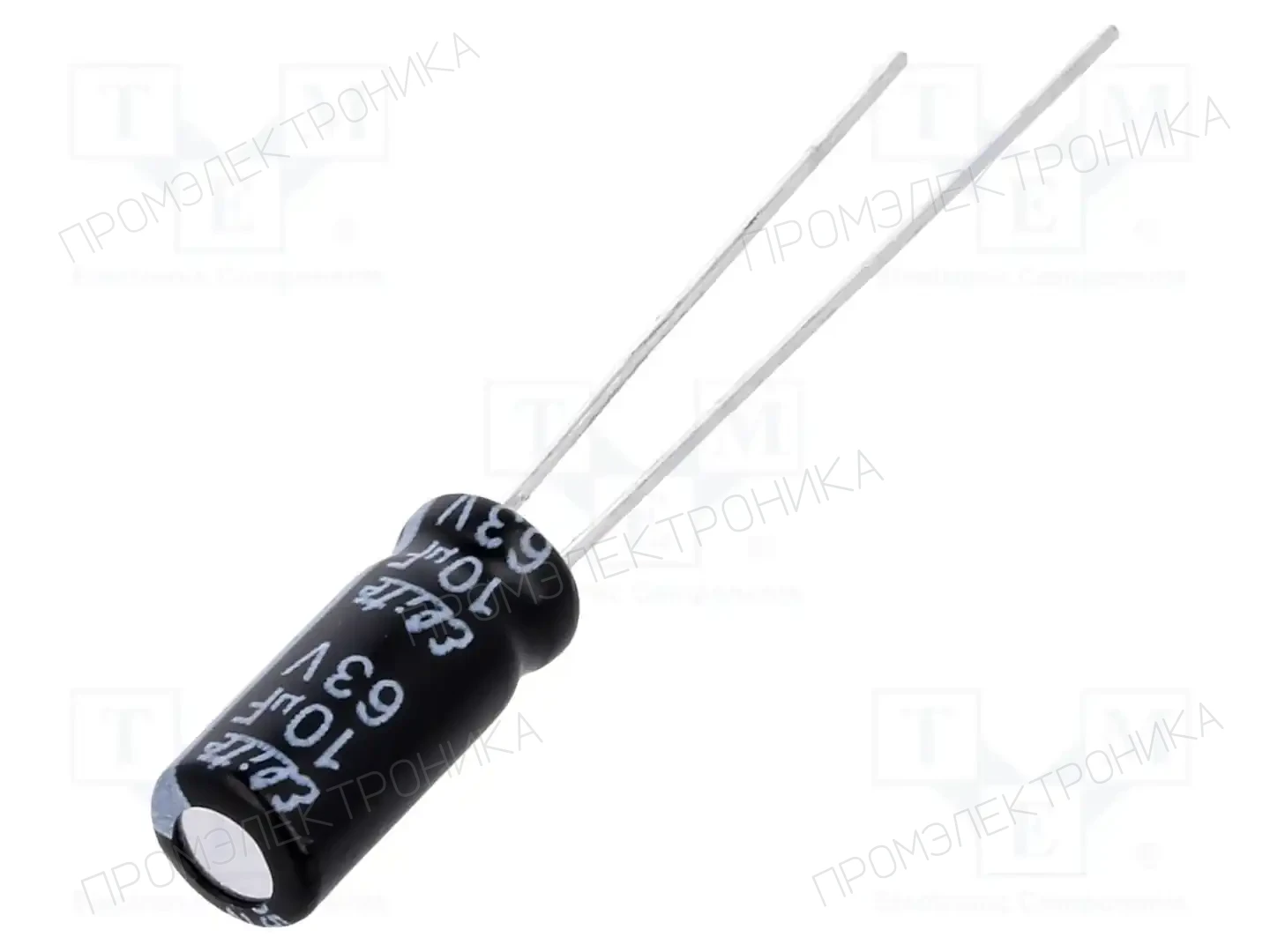 Elite PF1J100MNN0511U — Конденсаторы электролитические THT