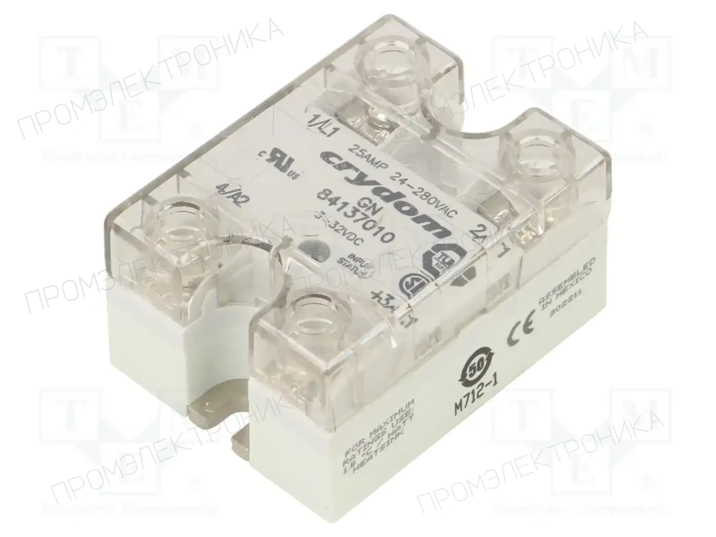 SENSATA / CRYDOM 84137010 — Реле SSR однофазные