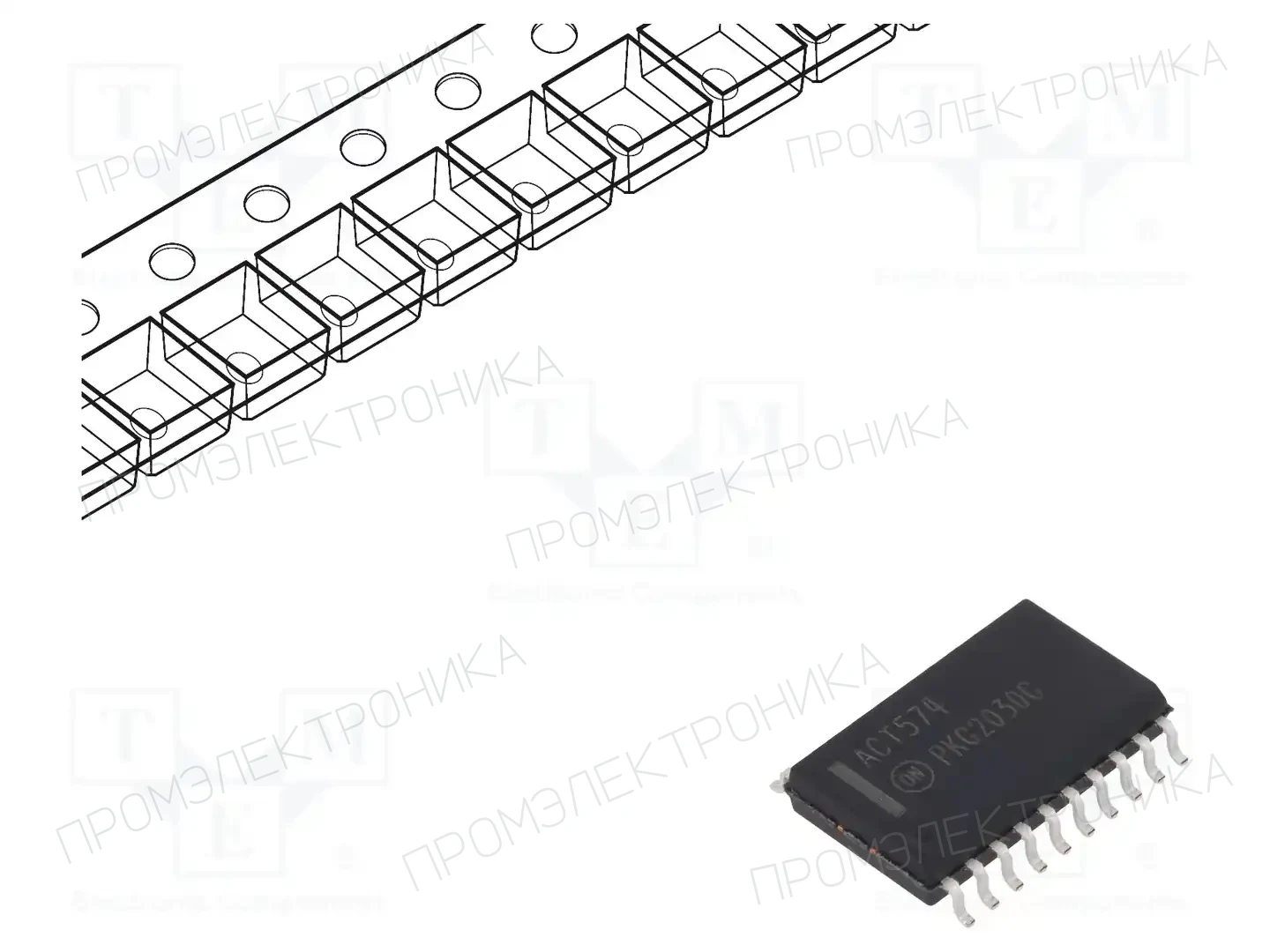onsemi MC74ACT574DWR2G — Триггеры