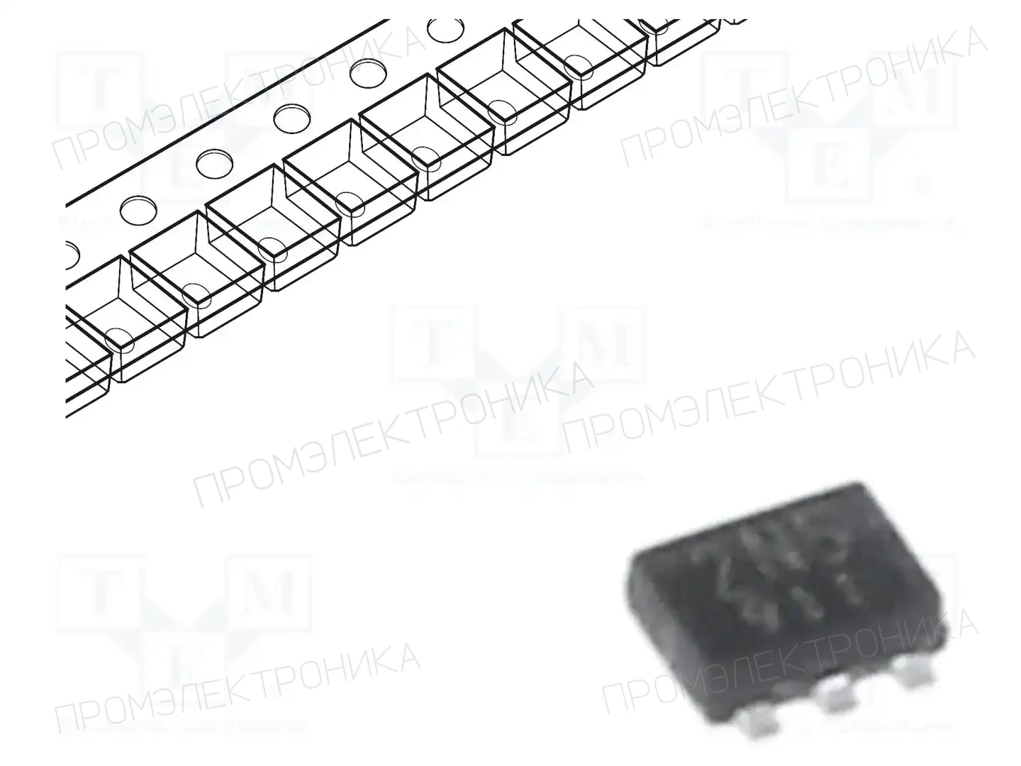 TOSHIBA TCR2EE25,LM(CT — Стабилизаторы напряжения нерегулир. LDO