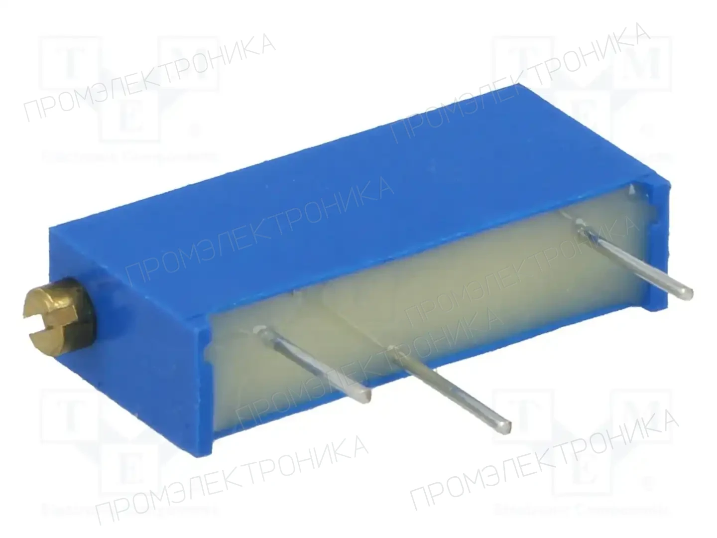 BOURNS 3009P-1-501LF — Потенциометры THT многооборотные 19мм