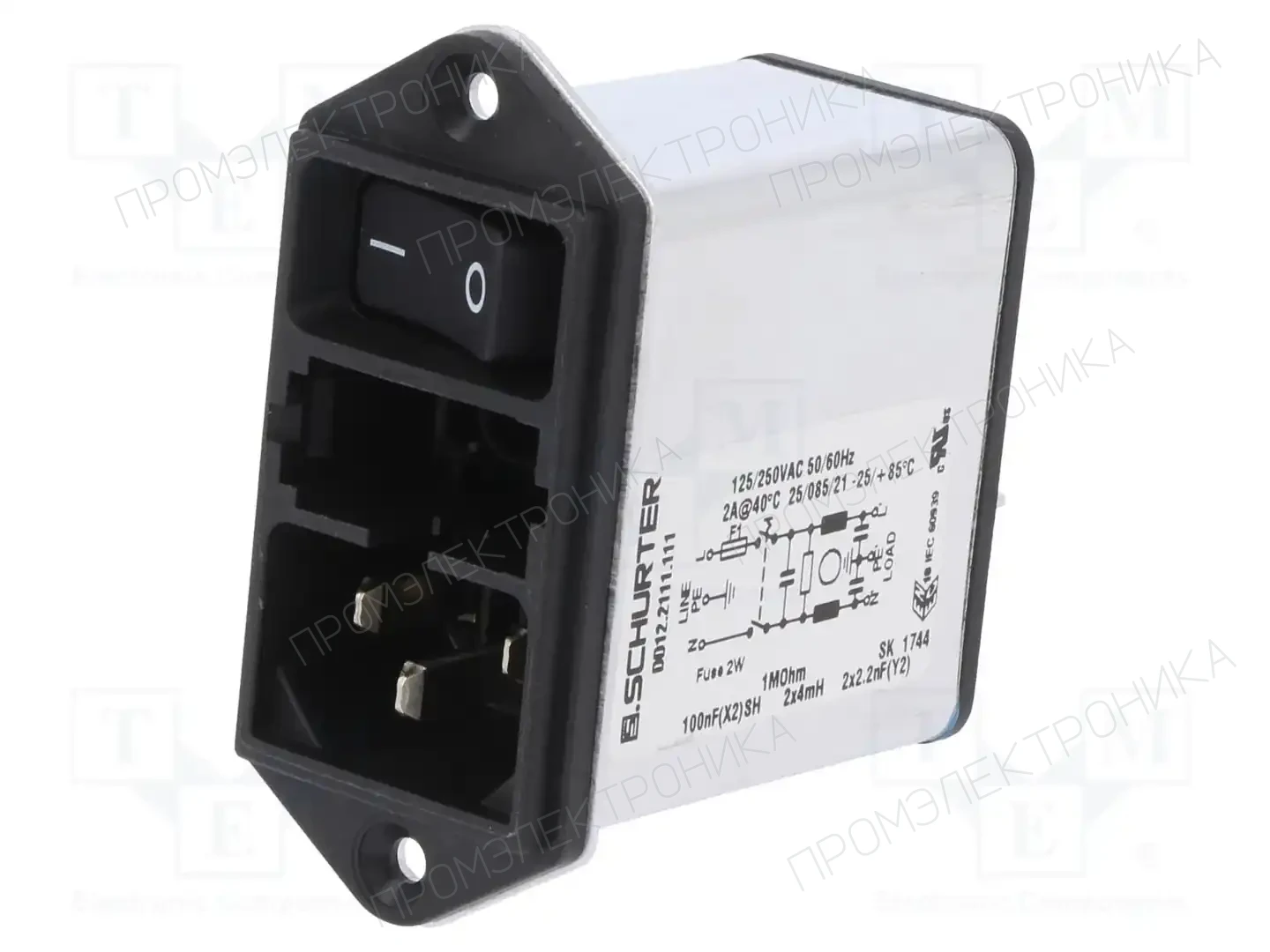 SCHURTER DD12.2111.111 — Разъемы IEC 60320