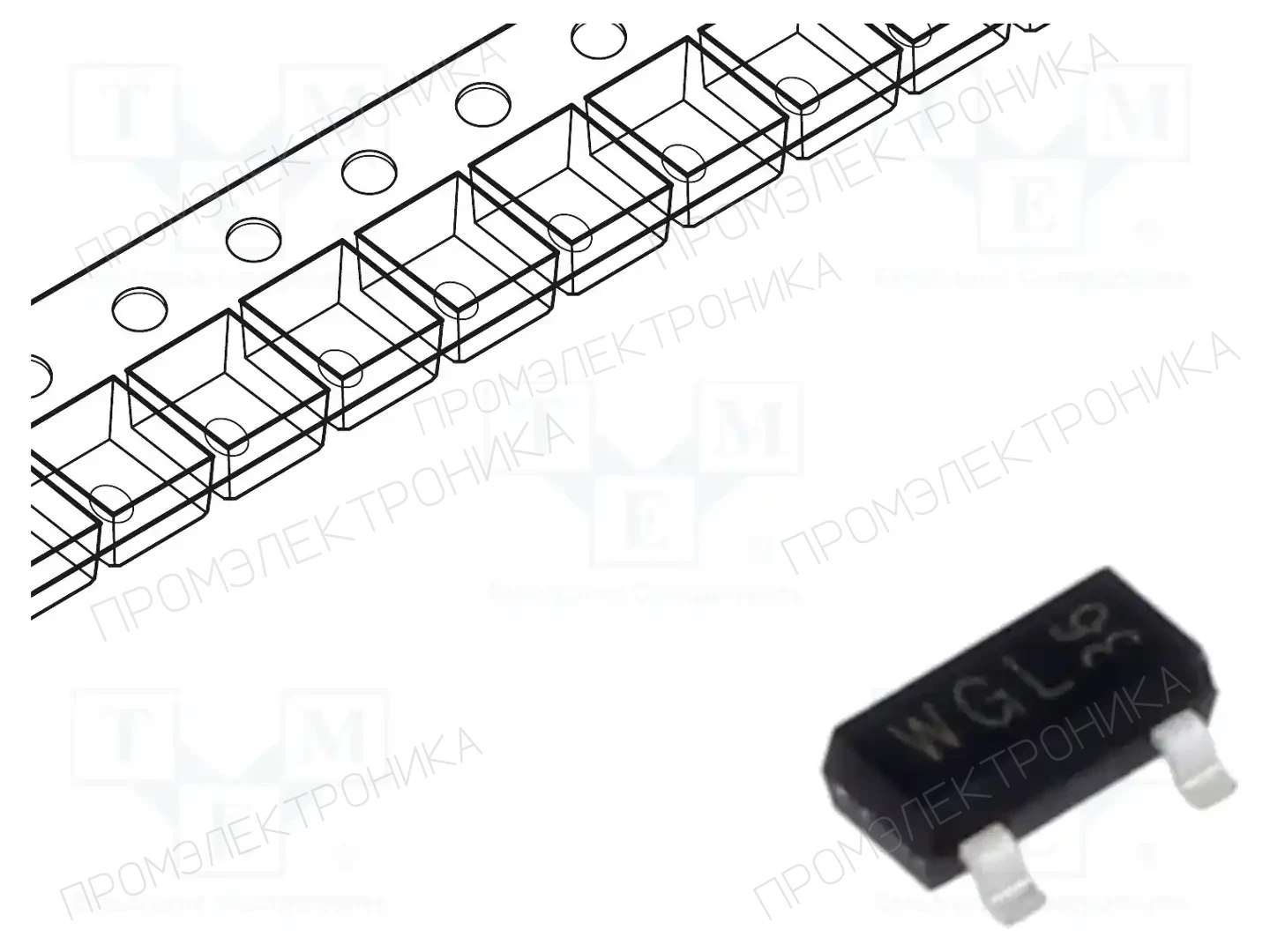 NEXPERIA PESD2CANFD24V-TR — Диоды защитные - сборки