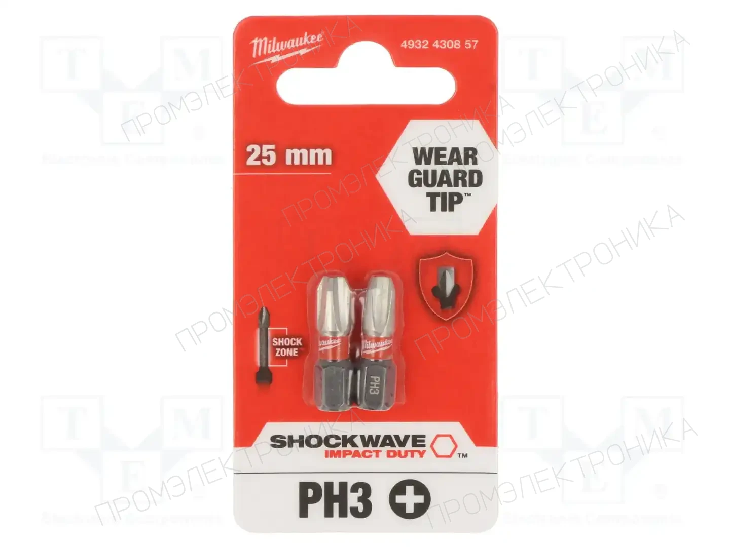 Milwaukee 4932430857 — Наконечники для отверток