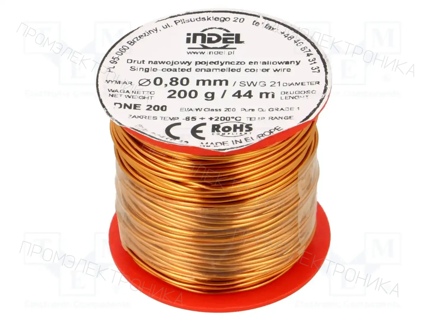INDEL DNE0,80-200G — Проволока обмоточная