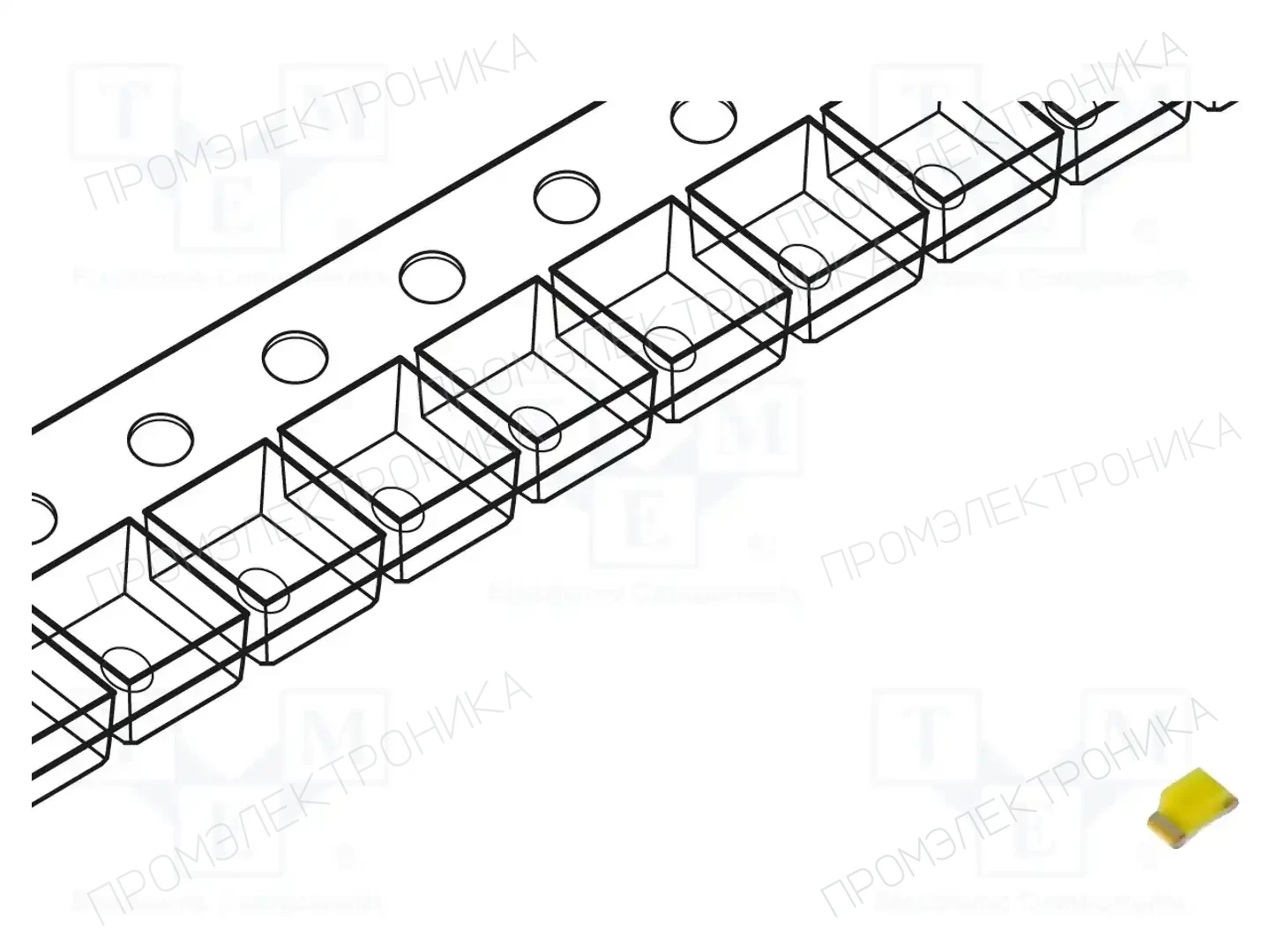 QT-Brightek Corporation QBLP595-IW — Светодиоды SMD белые