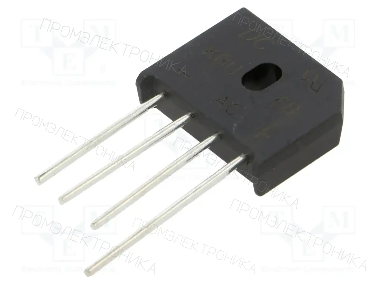 DC COMPONENTS KBU6B — Однофазные мосты диодные плоские