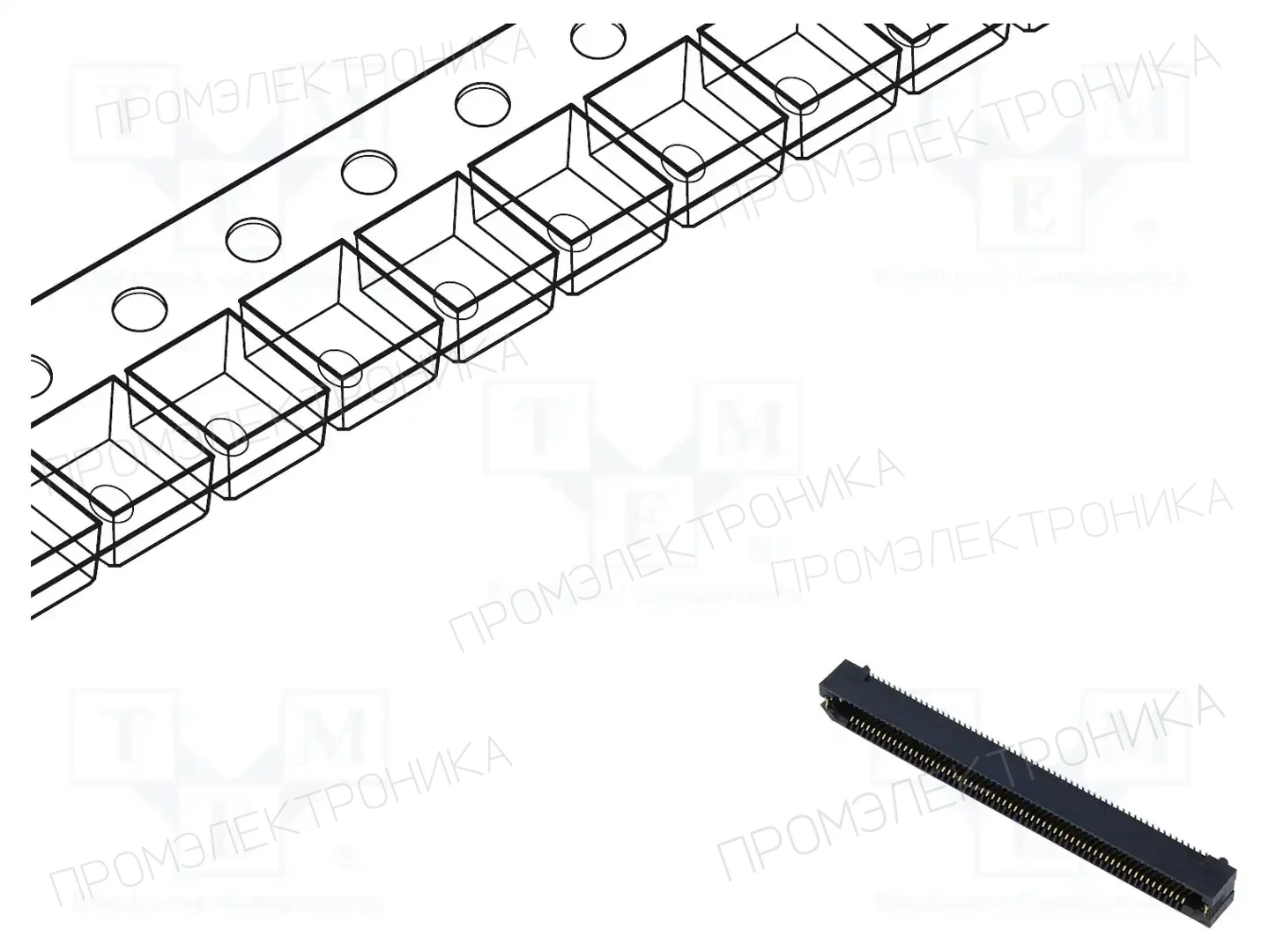 SAMTEC ERF8-060-05.0-L-DV-L-K-TR — Разъeмы пластина - пластина