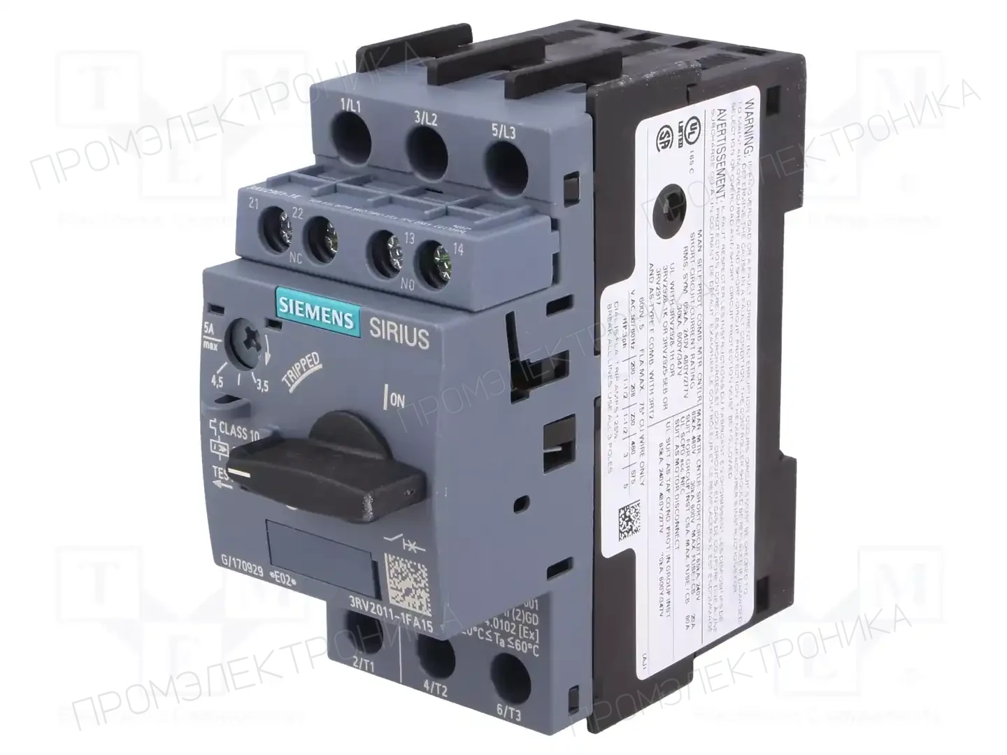SIEMENS 3RV2011-1FA15 — Выключатели двигательные