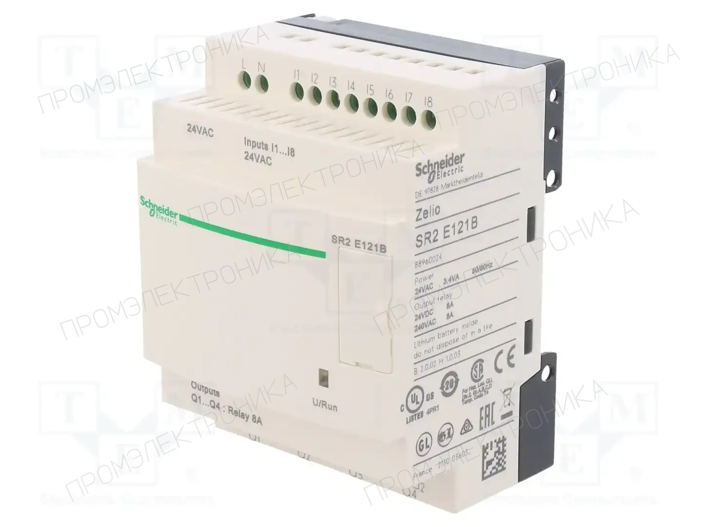 SCHNEIDER ELECTRIC SR2E121B — Реле прогр. основные модули