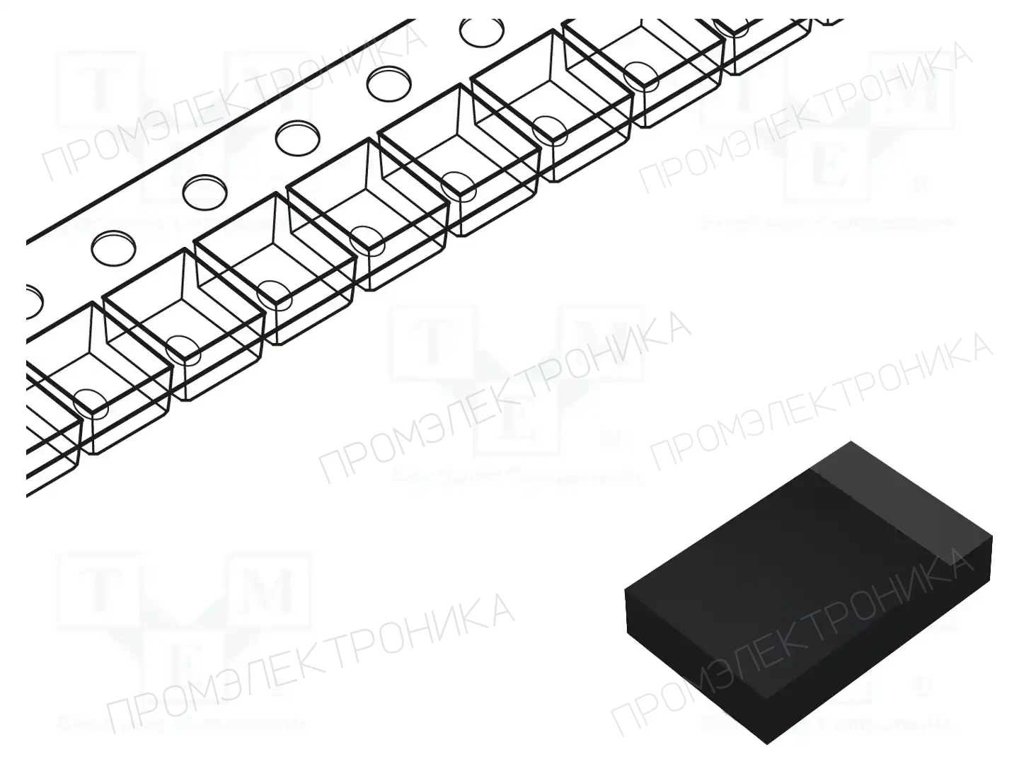 onsemi ESD8011MUT5G — Диоды TVS SMD двунаправленные