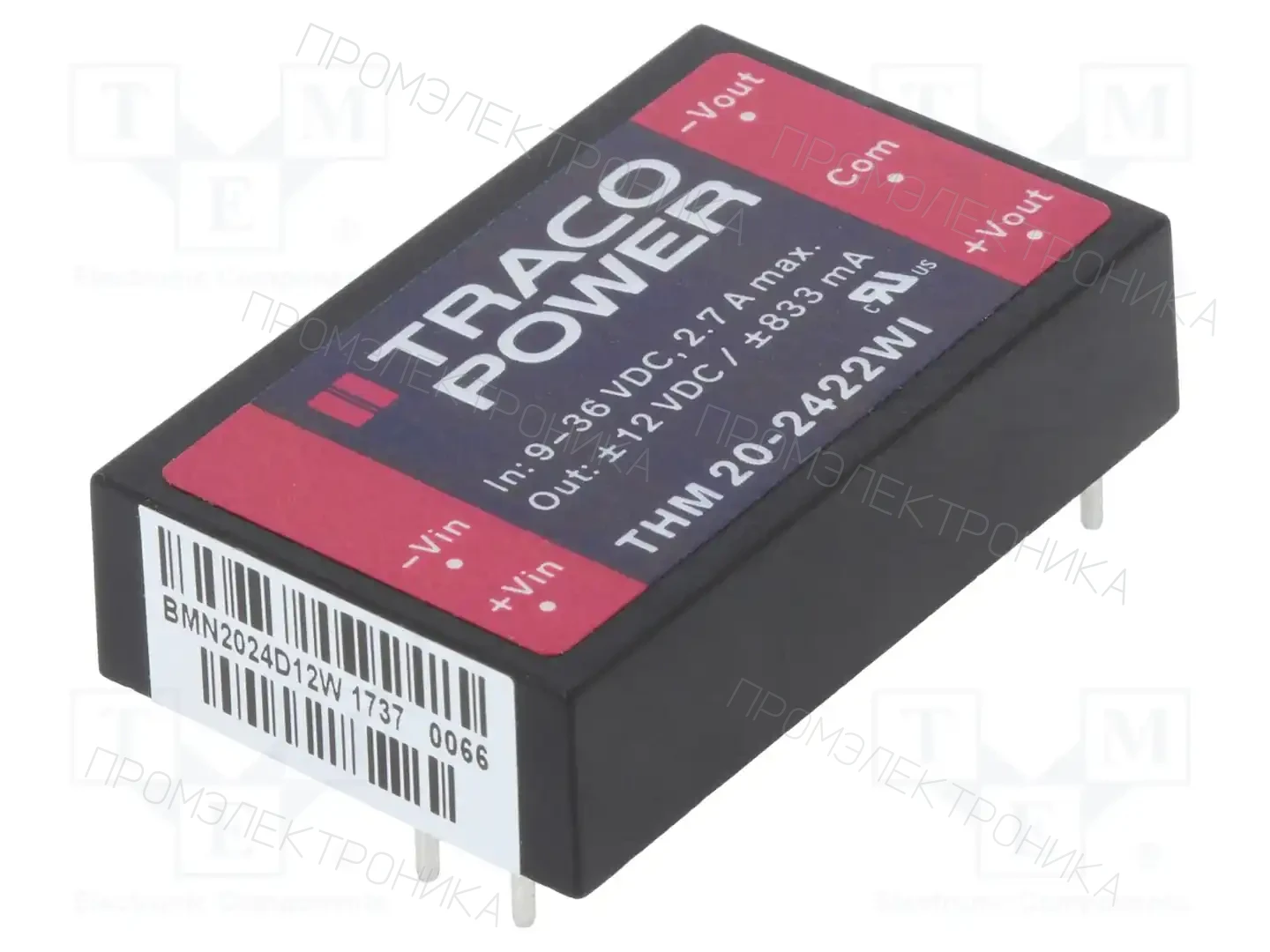 TRACO POWER THM 20-2422WI — Преобразователи DC/DC