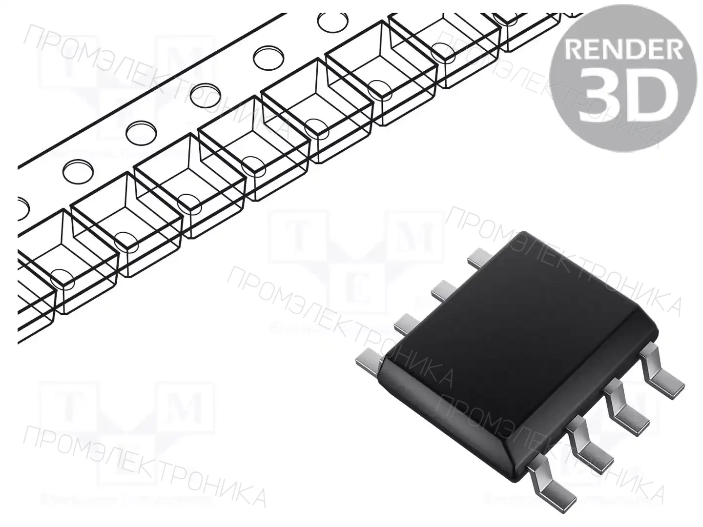 Texas Instruments TPS7A4901DGNR — Стабилизаторы напряжения регулир. LDO