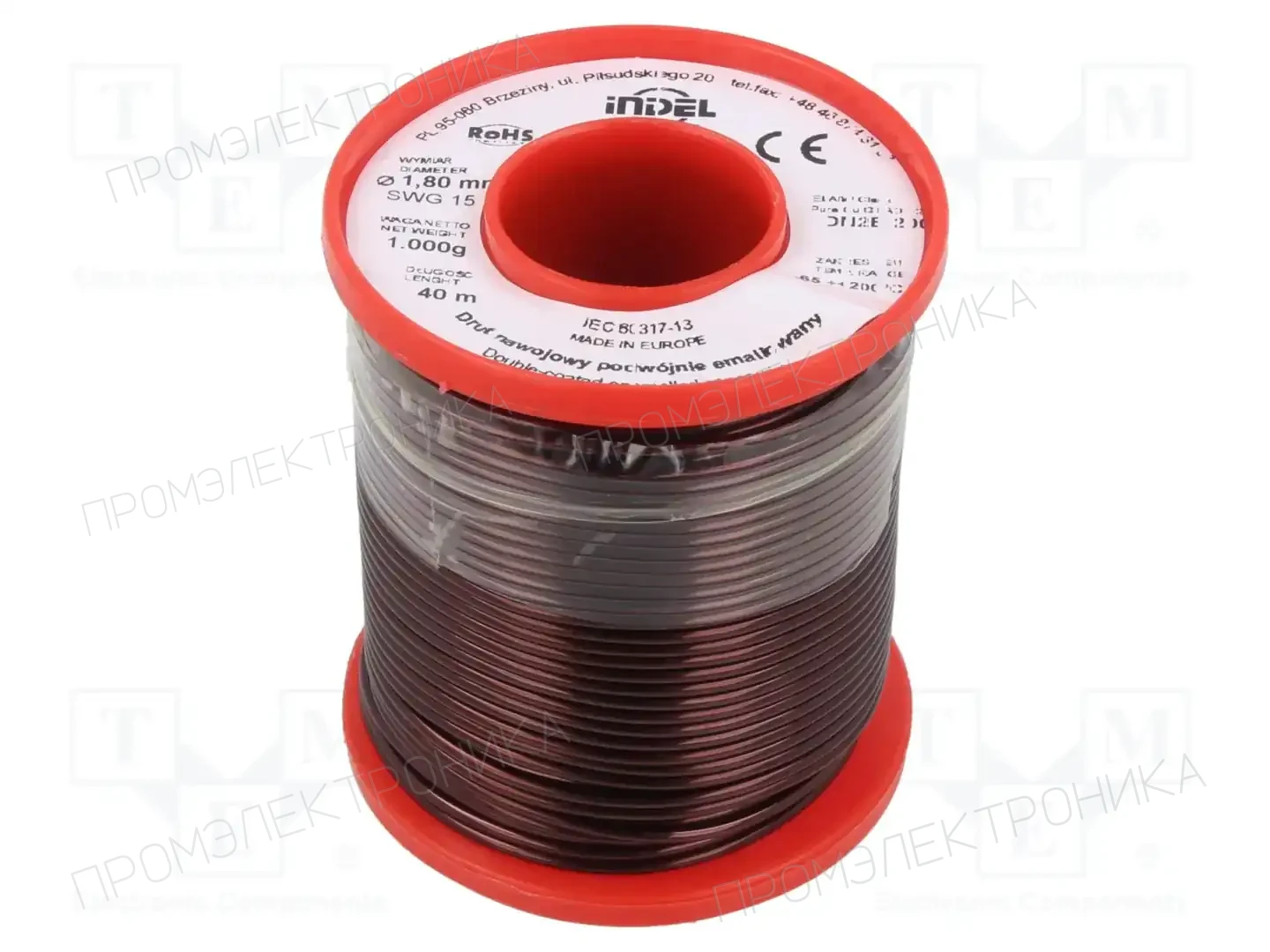 INDEL DN2E1,80-1KG — Проволока обмоточная