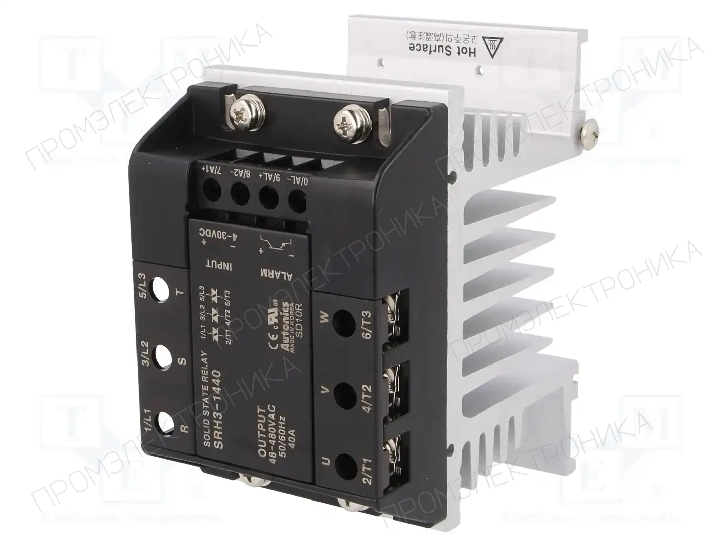 AUTONICS SRH3-1440 — Реле SSR трехфазные