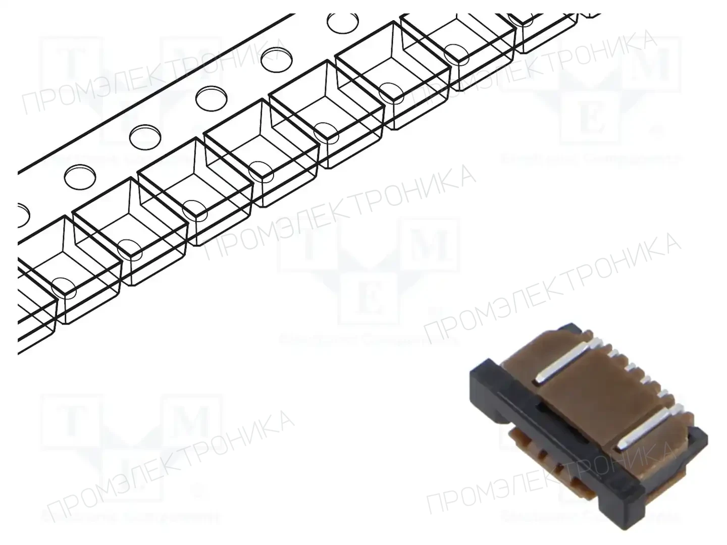 AMPHENOL COMMUNICATIONS SOLUTIONS SFW4R-1STE1LF — Разъeмы FFC/FPC растр 1,00мм