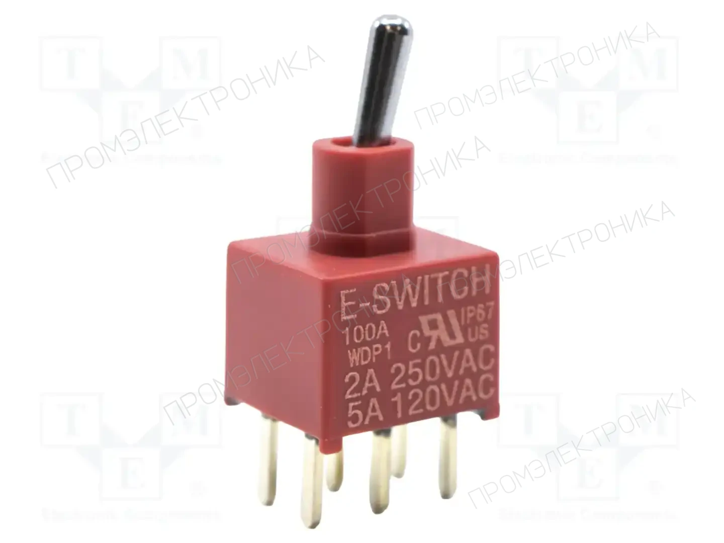 E-SWITCH 100AWDP1T2B4M2QE — Переключатели рычажные