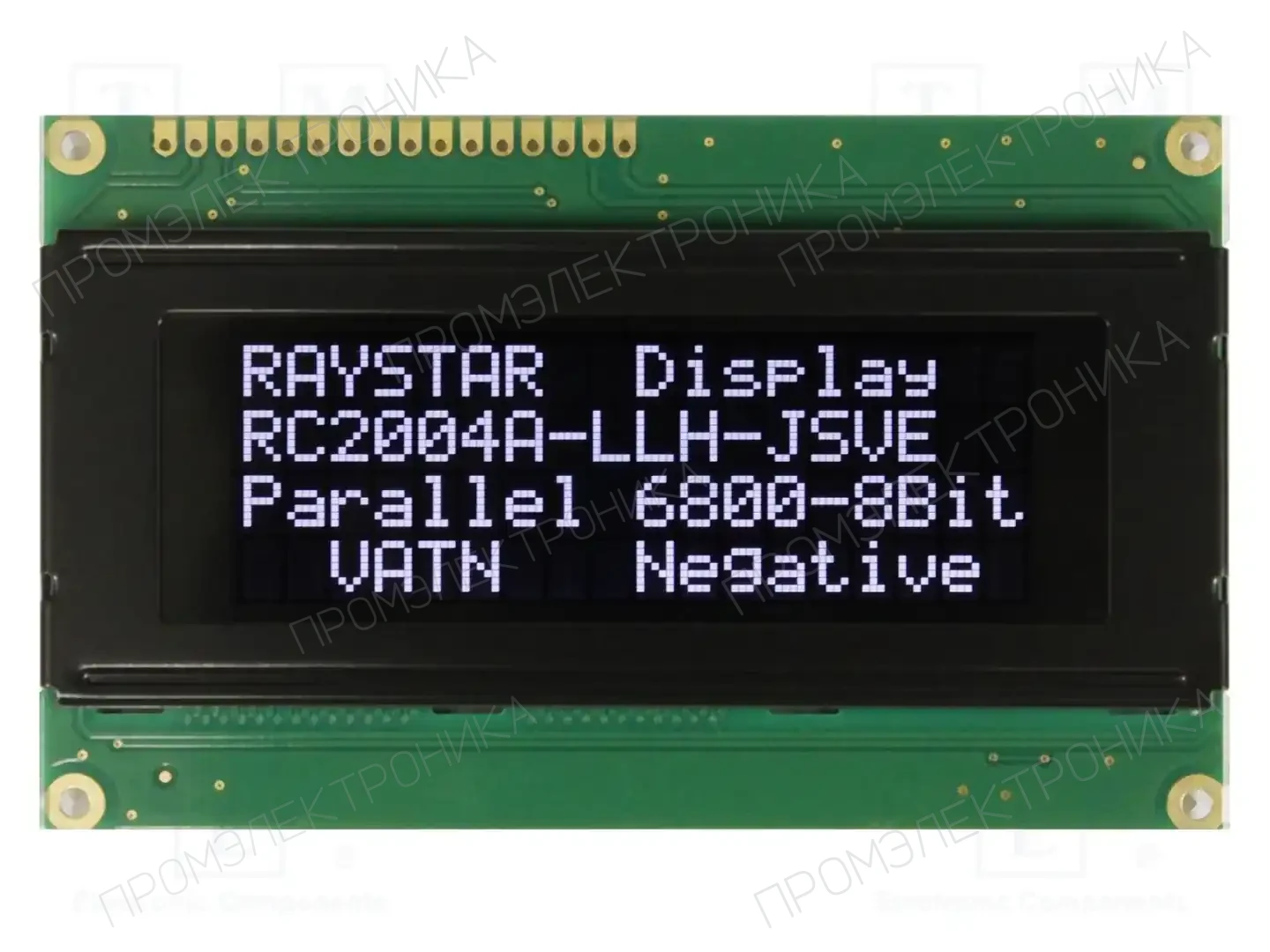 RAYSTAR OPTRONICS RC2004A-LLH-JSV — Дисплеи LCD буквенно-цифровые