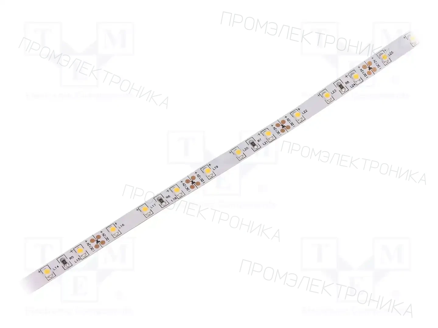 WISVA OPTOELECTRONICS HH-S60F008-3528-12 WW WHITE PCB IP20 — Источники света - светодиодные ленты